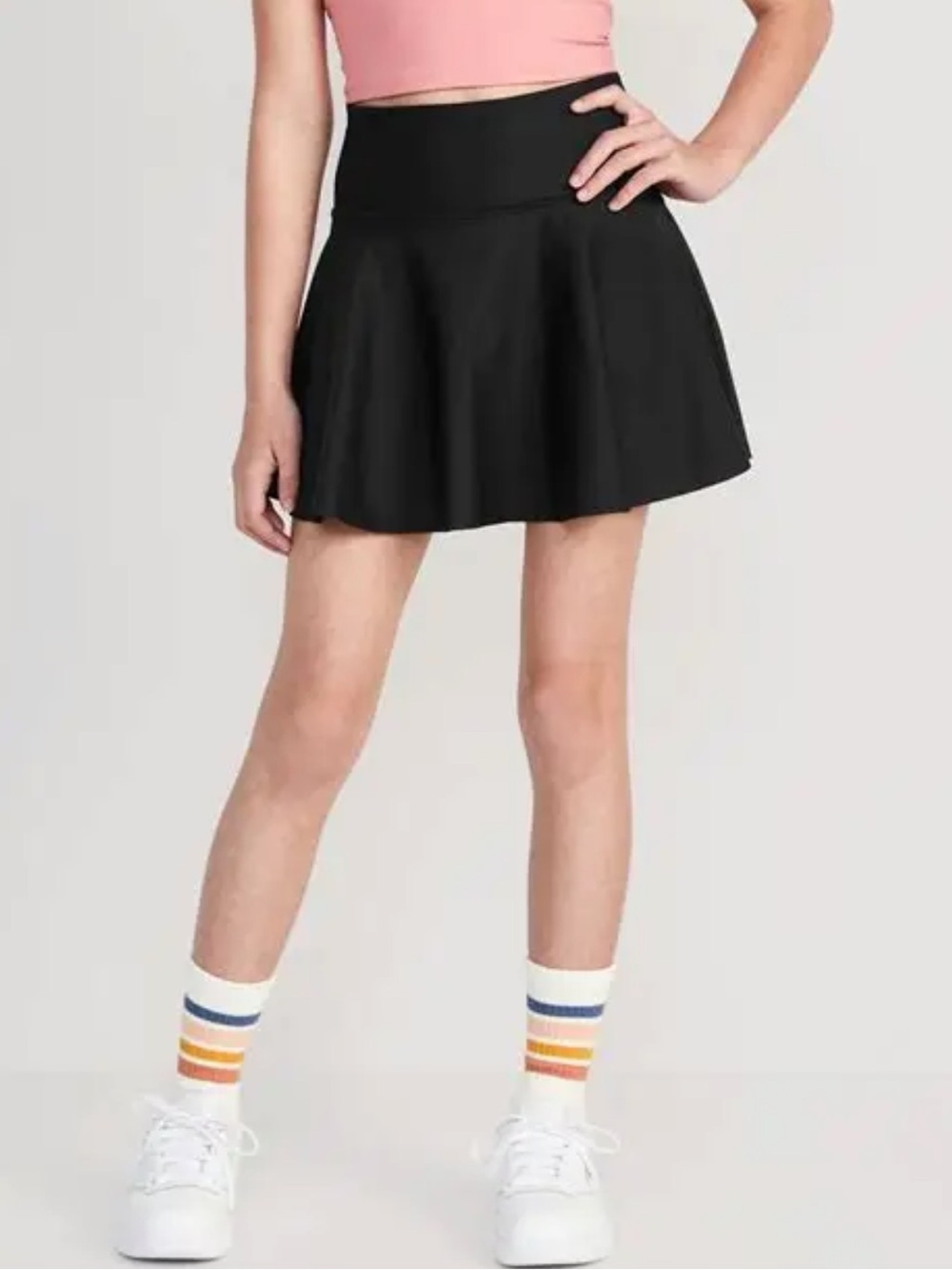 🖤 NWT! Old Navy Black Circle Skater Mini Skort